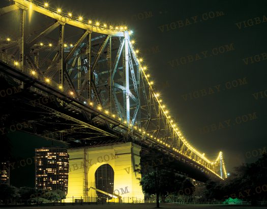 Brisbane it is the Story Bridge at night
