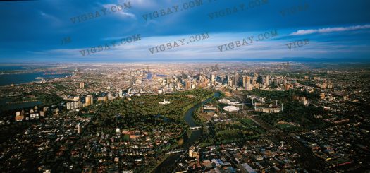 Melbourne Australia from the air